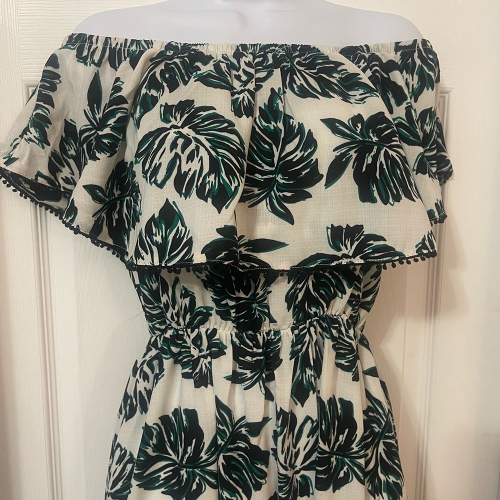 Tropical printed maxi